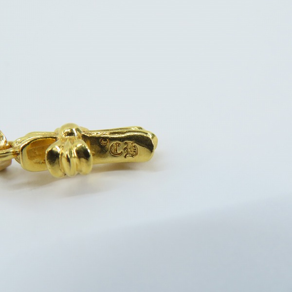 実際に弊社で買取させて頂いたCHROME HEARTS/クロムハーツ 22K CRS BBYFAT/ベビーファット クロス チャーム/トップの画像 5枚目