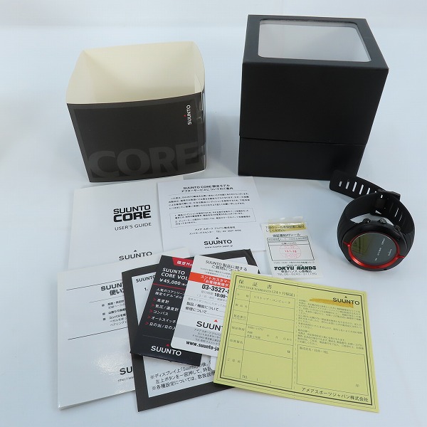 実際に弊社で買取させて頂いたSUUNTO/スント CORE VOLCANO/スントコア ボルケーノ デジタル腕時計【動作未確認】の画像 5枚目