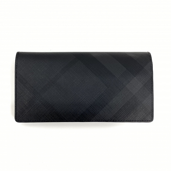 実際に弊社で買取させて頂いたBURBERRY/バーバリー CAVENDISH 二つ折り 長財布 ブラック