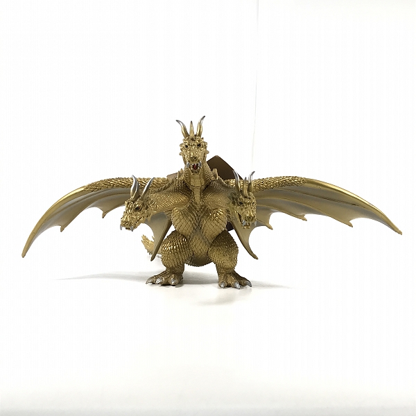 実際に弊社で買取させて頂いたBANDAI/バンダイ ムービーモンスターシリーズ 2002 キングギドラ ソフビ タグ付きの画像 1枚目