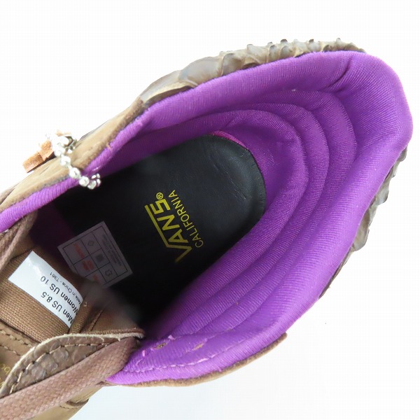 実際に弊社で買取させて頂いたVANS/バンズ SK-8HI LX COCOA スニーカー VN-0D6Q2G7/26.5の画像 4枚目