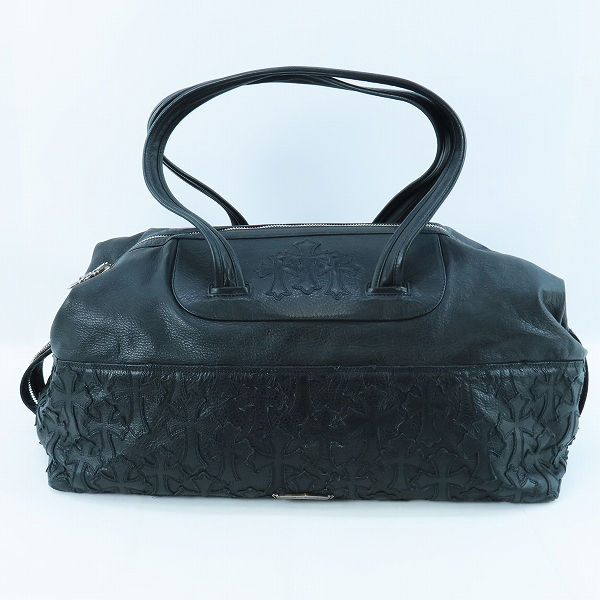 実際に弊社で買取させて頂いたCHROME HEARTS/クロムハーツ DUFFEL WEEKENDER BAG セメタリークロスパッチ ボストンバッグ の画像 1枚目