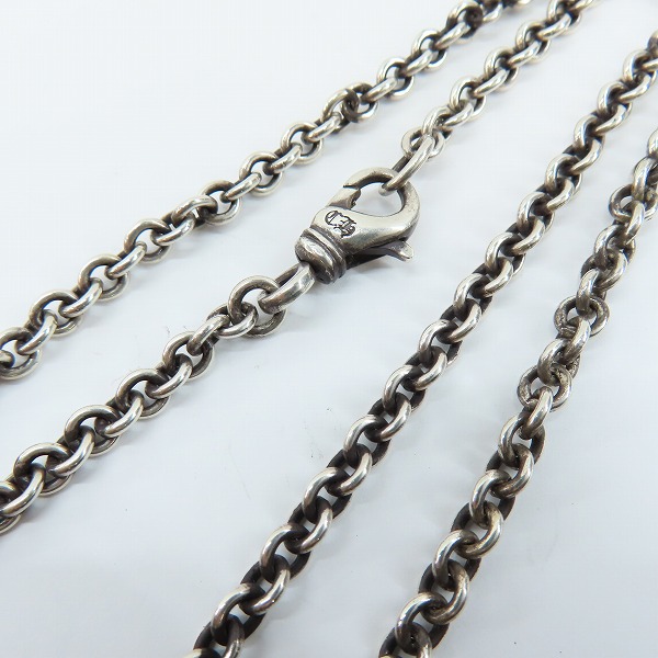 実際に弊社で買取させて頂いたCHROME HEARTS/クロムハーツ NEチェーン ネックレス 18インチ