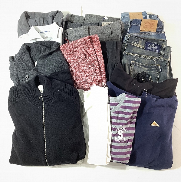 実際に弊社で買取させて頂いた【おまとめ】チャオパニックティピー/リーバイス/トゥモローランド 等 長袖ニット/デニムパンツ/パンツ 他