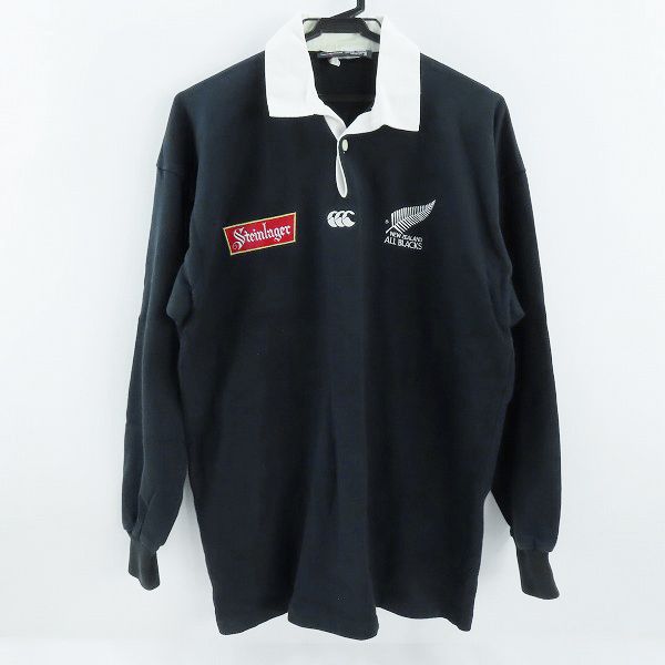 実際に弊社で買取させて頂いたCANTERBURY/カンタベリー ALL BLACKS/オールブラックス Steinlager ラガーシャツ /M