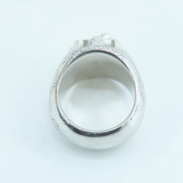 実際に弊社で買取させて頂いたSTARLINGEAR/スターリンギア ギアフェイスリング パヴェストーン フレイミングテクスチャー/14-15号の画像 5枚目