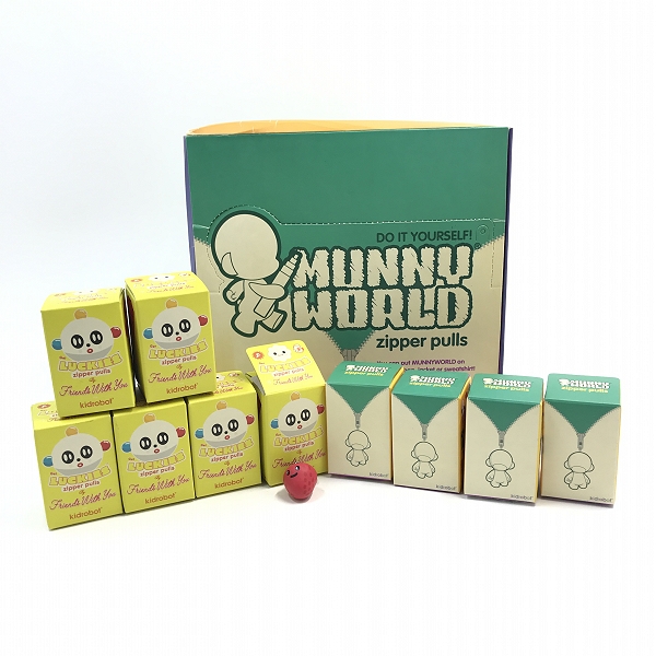 実際に弊社で買取させて頂いた【おまとめ/未開封含む】KIDROBOT/キッドロボット ZIPPER PULLS/ジッパープルズ