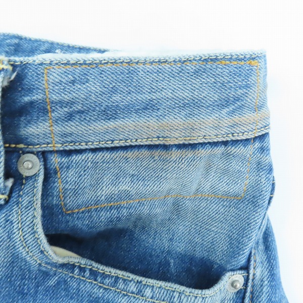 実際に弊社で買取させて頂いたvisvim/ビズビム SOCIAL SCULPTURE 05 damaged-6.5 リペア加工デニムパンツ VS0001809/W32L30の画像 7枚目