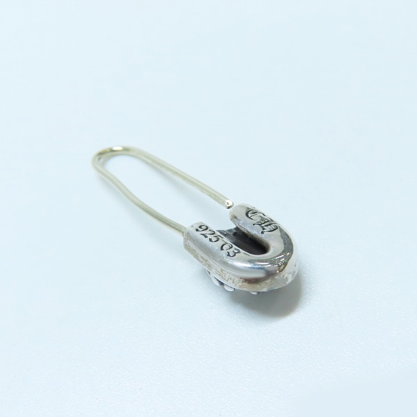 実際に弊社で買取させて頂いたCHROME HEARTS/クロムハーツ SAFETY PIN EARRING CH plus/セーフティー ピン ピアス 右耳用の画像 4枚目