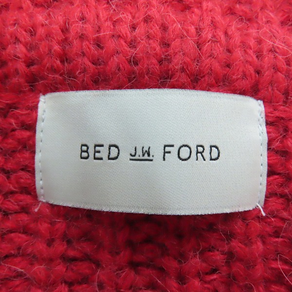 実際に弊社で買取させて頂いたBED J.W. FORD/ベッドフォード ジップアップニットジャケット21AW-B-KT05/2の画像 2枚目