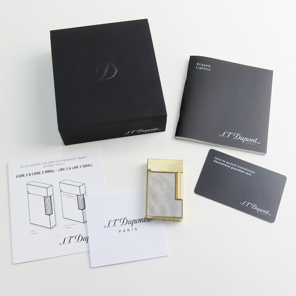 実際に弊社で買取させて頂いた【ギャラ付】S.T.Dupont/デュポン LIGNE 2 CLING/ライン2 クリング マイクロ ダイヤモンド ヘッド C16605の画像 9枚目