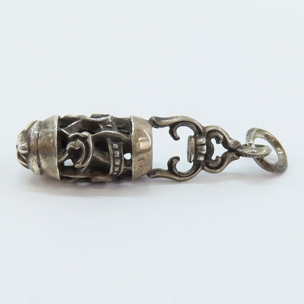 実際に弊社で買取させて頂いた【オールド刻印】CHROME HEARTS/クロムハーツ ケルティックローラーペンダントの画像 3枚目