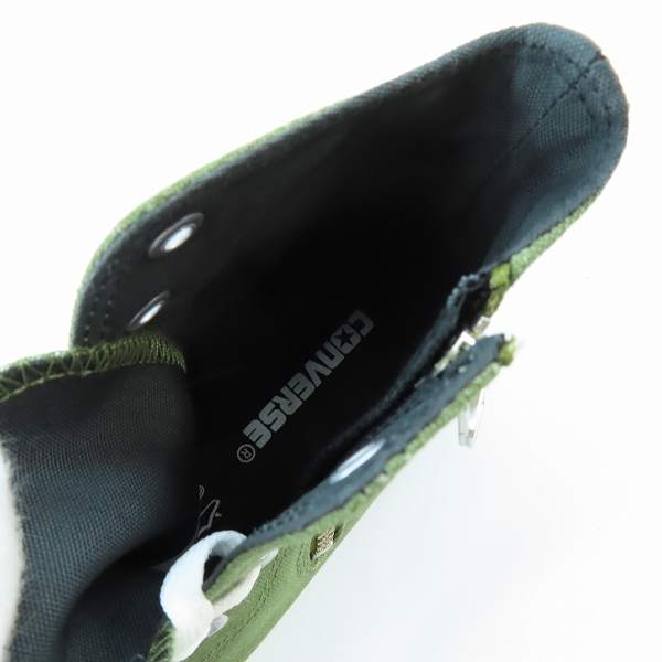 実際に弊社で買取させて頂いたCONVERSE/コンバース ALL STAR BS Z HI OLIVE/BLACK スニーカー 1CL306/24の画像 4枚目