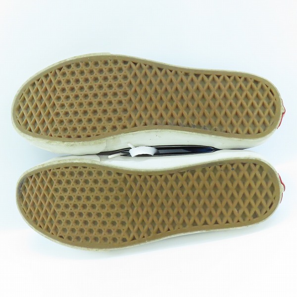 実際に弊社で買取させて頂いたVANS/バンズ スリッポン スニーカー/シューズ ブルー×ブラック 721278/28.0の画像 2枚目