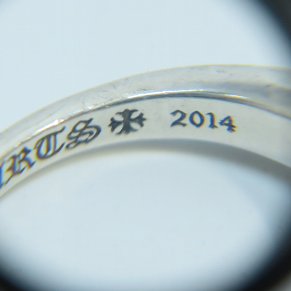 実際に弊社で買取させて頂いたCHROME HEARTS/クロムハーツ BABYCLSC/ベイビークラシック フローラルクロス リング/12.5-13号の画像 8枚目