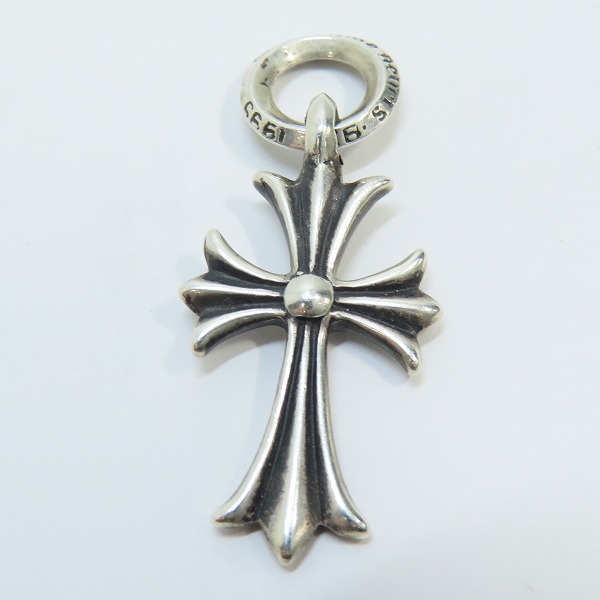 実際に弊社で買取させて頂いたCHROME HEARTS/クロムハーツ オールド刻印 タイニー CH クロス チャーム/トップの画像 1枚目