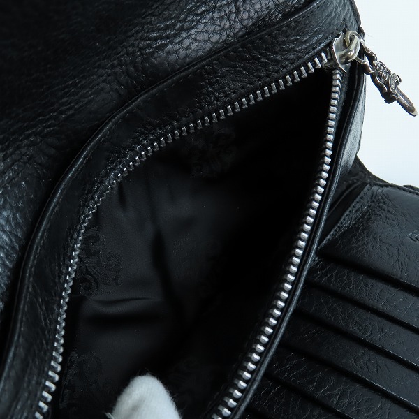 実際に弊社で買取させて頂いたCHROME HEARTS/クロムハーツ WAVE/ウェーブ ウォレット マルチ クロスセメタリーパッチの画像 4枚目