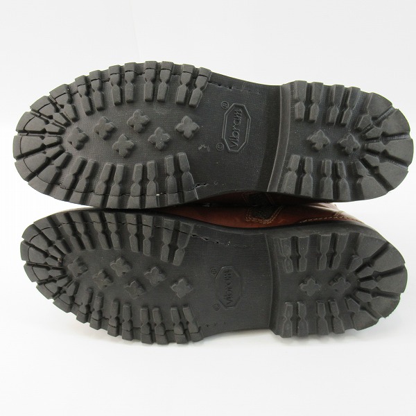 実際に弊社で買取させて頂いたBUTTERO/ブッテロ サイドジップ レザートレッキング ブーツ ブラウン B4950/42の画像 2枚目