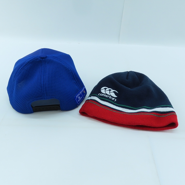 実際に弊社で買取させて頂いた【未使用品含む】CANTERBURY/カンタベリー MANU SAMOA/サモア代表 ラグビー キャップ/ニット帽 2点セットの画像 1枚目
