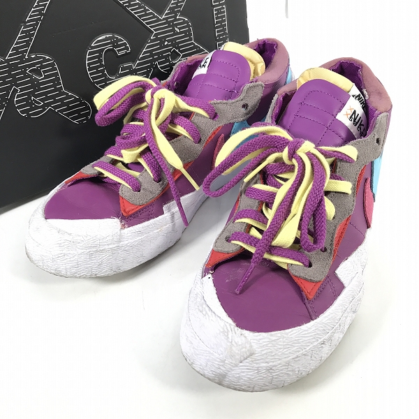 実際に弊社で買取させて頂いたNIKE×KAWS×SACAI/ナイキ×カウズ×サカイ BLAZER LOW/ブレーザーロー パープルダスク DM7901-500/27.5