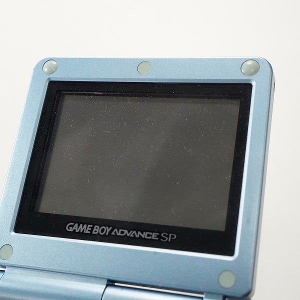 実際に弊社で買取させて頂いた任天堂/Nintendo/ニンテンドー ゲームボーイアドバンスSP 本体 AGS-001 パールブルー 動作未確認の画像 5枚目