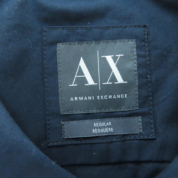 実際に弊社で買取させて頂いた【未使用】 ARMANI EXCHANGE/アルマーニエクスチェンジ 長袖 ボタンシャツ XLの画像 2枚目