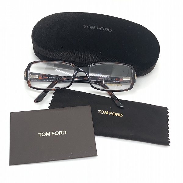 実際に弊社で買取させて頂いたTOM FORD/トムフォード アイウェア/メガネフレーム TF5185 052の画像 8枚目