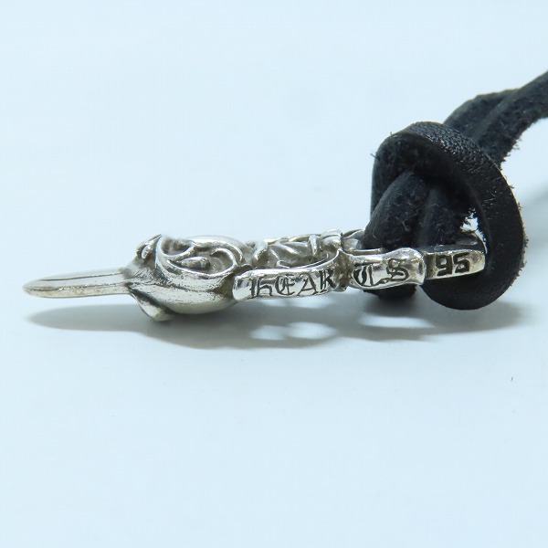 実際に弊社で買取させて頂いた【レシート付き】CHROME HEARTS/クロムハーツ DAGGER HEART/ダガーハートペンダントの画像 4枚目