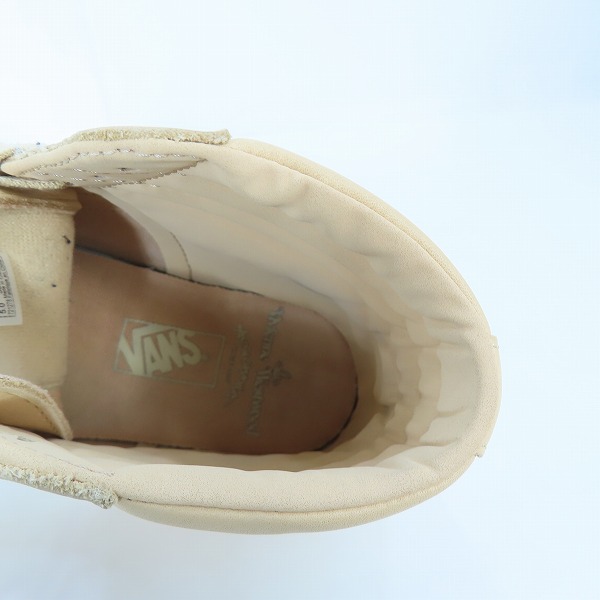 実際に弊社で買取させて頂いたvivienne westwood×VANS/ヴィヴィアンウエストウッド×バンズ SK8-high ハイカットスニーカー VN0A4BV6XKF1/24の画像 4枚目