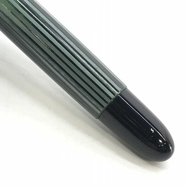 実際に弊社で買取させて頂いたPELIKAN/ペリカン グリーンストライプ  万年筆 ペン先14C-585の画像 9枚目