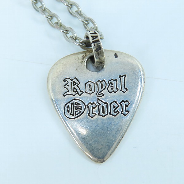 実際に弊社で買取させて頂いたROYAL ORDER/ロイヤルオーダー ギターピック クラウン ネックレスの画像 2枚目