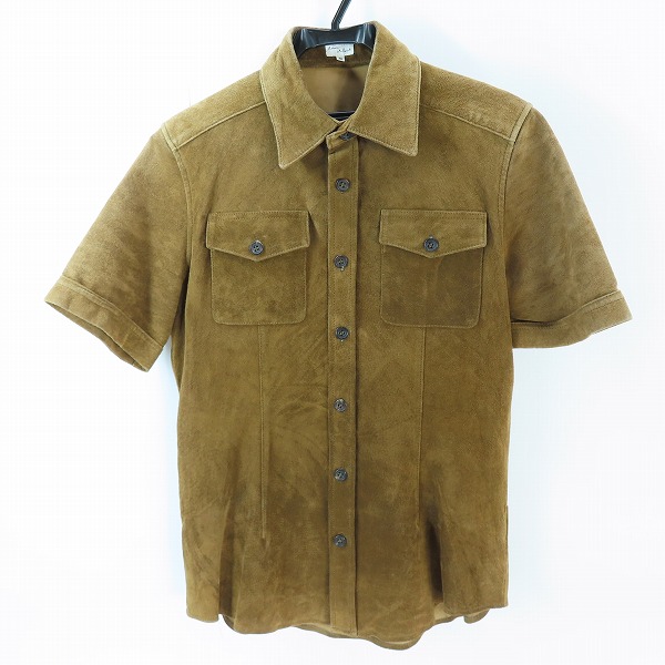 実際に弊社で買取させて頂いたADAM ET ROPE/アダムエロペ ピッグレザー 半袖 ジャケット C-TK1076/40