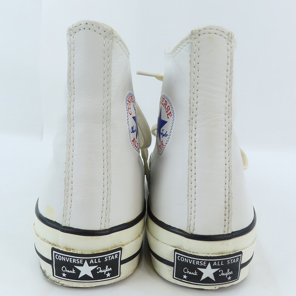 実際に弊社で買取させて頂いたCONVERSE/コンバース ADDICT/アディクト CHUCK TAYLOR/チャックテイラー レザー スニーカー/26.5の画像 1枚目