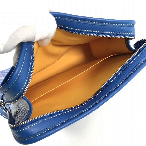 実際に弊社で買取させて頂いたGOYARD/ゴヤール ジュバンスMM セカンドバッグ クラッチバッグの画像 3枚目