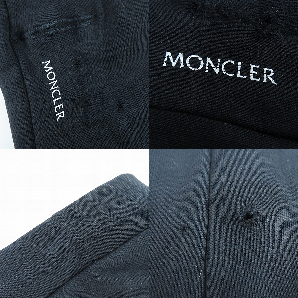 実際に弊社で買取させて頂いた【JPタグ】MONCLER/モンクレール ジョガーパンツ/スウェットパンツ サイドロゴ PANTALONE G10918H72810 8098U/XLの画像 9枚目