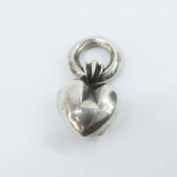 実際に弊社で買取させて頂いたCHROME HEARTS/クロムハーツ HEART/ハート チャーム/ペンダントトップの画像 2枚目