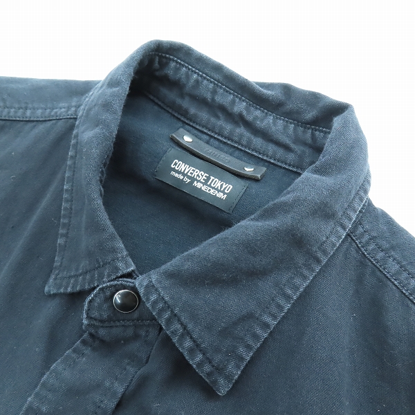 実際に弊社で買取させて頂いたMINEDENIM × CONVERSE TOKYO./マインデニム デニムウェスタンシャツ A2888FB502/4の画像 6枚目
