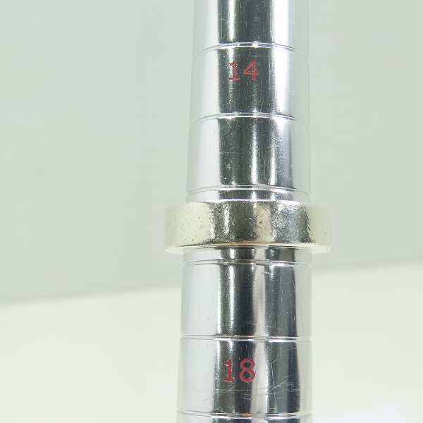 実際に弊社で買取させて頂いたCHROME HEARTS/クロムハーツ 6mm SPACER/スペーサーリング プレーン 16.5号の画像 8枚目
