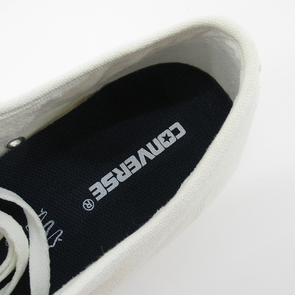 実際に弊社で買取させて頂いた【未使用】CONVERSE/コンバース ジャックパーセル ホワイト スニーカー 32260370/26.5の画像 4枚目