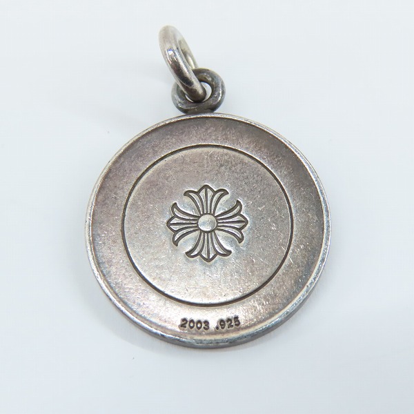 実際に弊社で買取させて頂いたCHROME HEARTS/クロムハーツ エンジェルメダルチャームV1 FUCK YOUの画像 2枚目