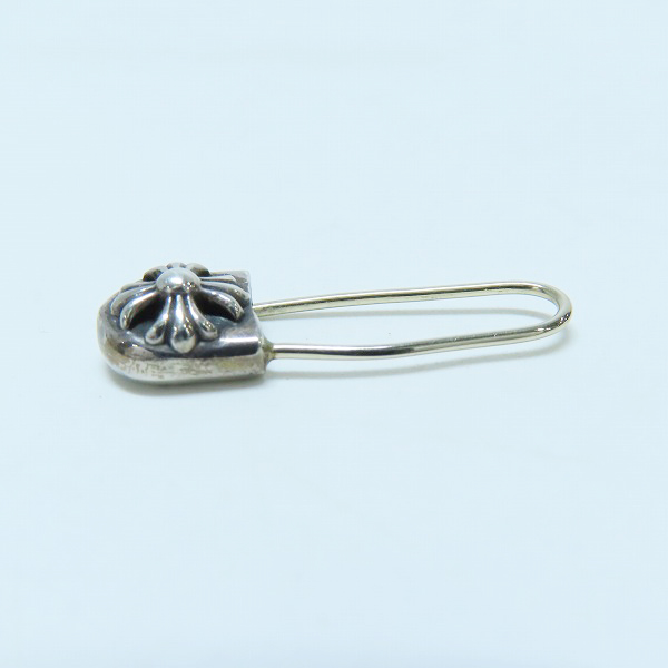 実際に弊社で買取させて頂いたCHROME HEARTS/クロムハーツ SAFETY PIN EARRING CH plus/セーフティー ピン ピアス 右耳用の画像 3枚目