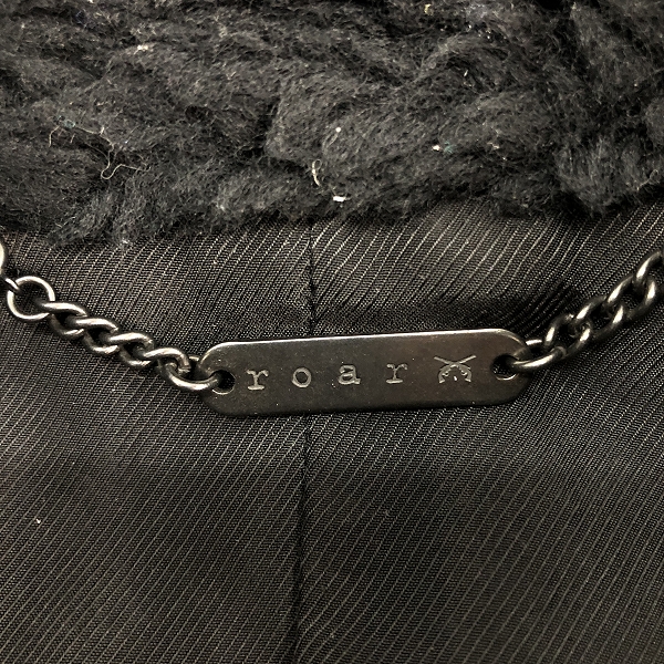 実際に弊社で買取させて頂いたroar/ロアー 二丁拳銃 ウール ツイード ボア Pコート 14FRC-06RO /4の画像 2枚目