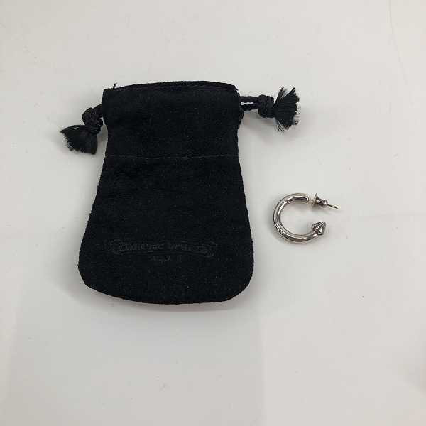 実際に弊社で買取させて頂いたCHROME HEARTS/クロムハーツ HOOP PLAIN プレーンフープピアスの画像 6枚目