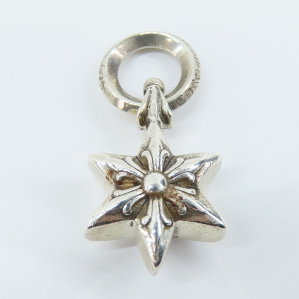 実際に弊社で買取させて頂いたCHROME HEARTS/クロムハーツ STAR 6P POINT/6ポイント スター ペンダントの画像 1枚目