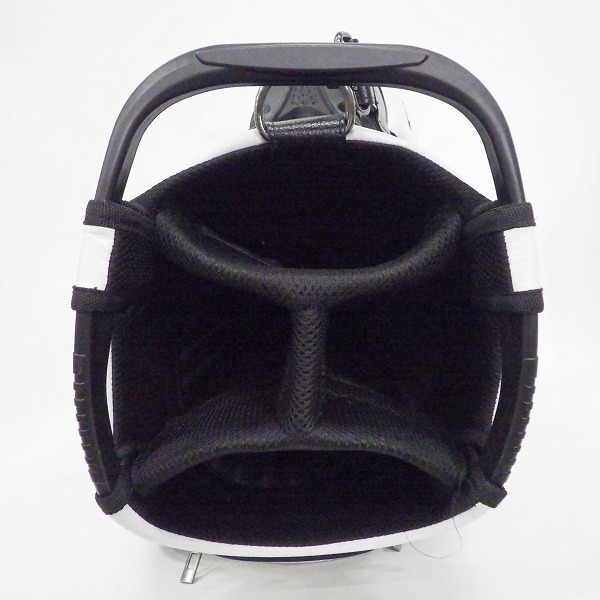 実際に弊社で買取させて頂いたHONMA/ホンマ ゴルフ 4分割キャディバッグ ホワイトｘブラックｘグレーの画像 3枚目