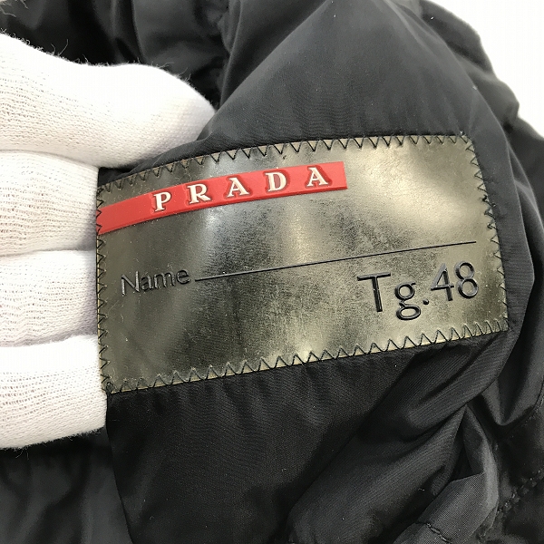 実際に弊社で買取させて頂いた【JPタグ】PRADA SPORT/プラダスポーツ ダウンジャケット SGV309 Tg.48の画像 3枚目