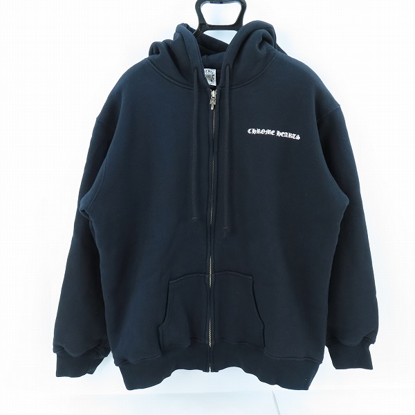 実際に弊社で買取させて頂いたCHROME HEARTS/クロムハーツ MALIBU ジップアップパーカー サーマル 001-076806 L