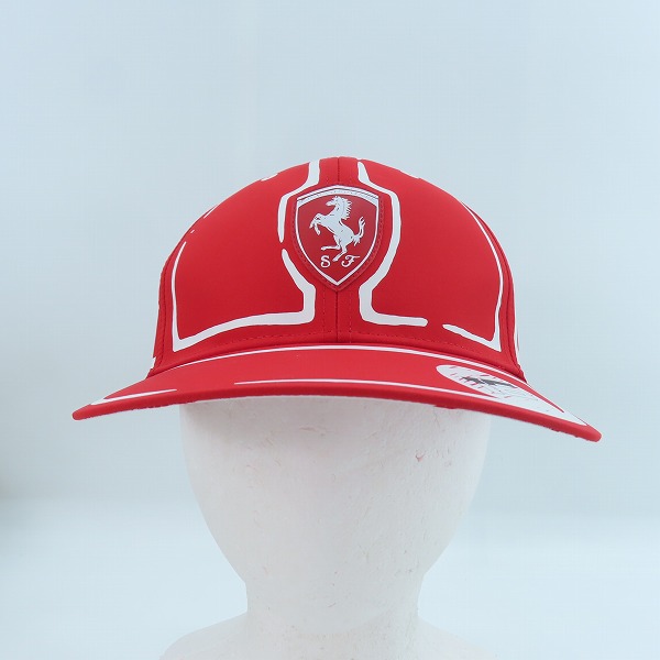 実際に弊社で買取させて頂いたPUMA/プーマ FERRARI/フェラーリ Santander F1 レーシングキャップ レッドの画像 1枚目