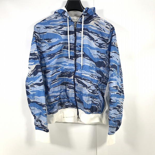 実際に弊社で買取させて頂いた【JPタグ】MONCLER/モンクレール MAGLIA CARDIGAN ナイロン ジップアップ ジャケット 510918413700/L