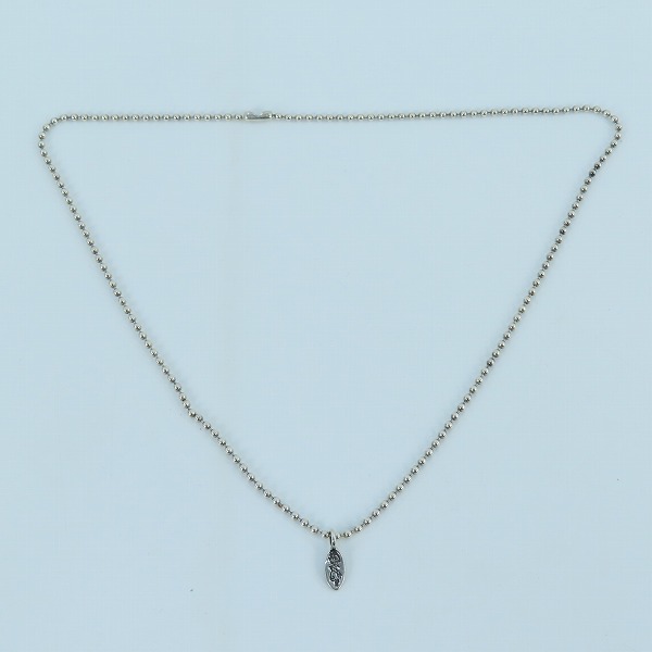 実際に弊社で買取させて頂いたBill Wall Leather/BWL/ビルウォールレザー ロゴ ミニプレート ボールチェーン ネックレスの画像 6枚目